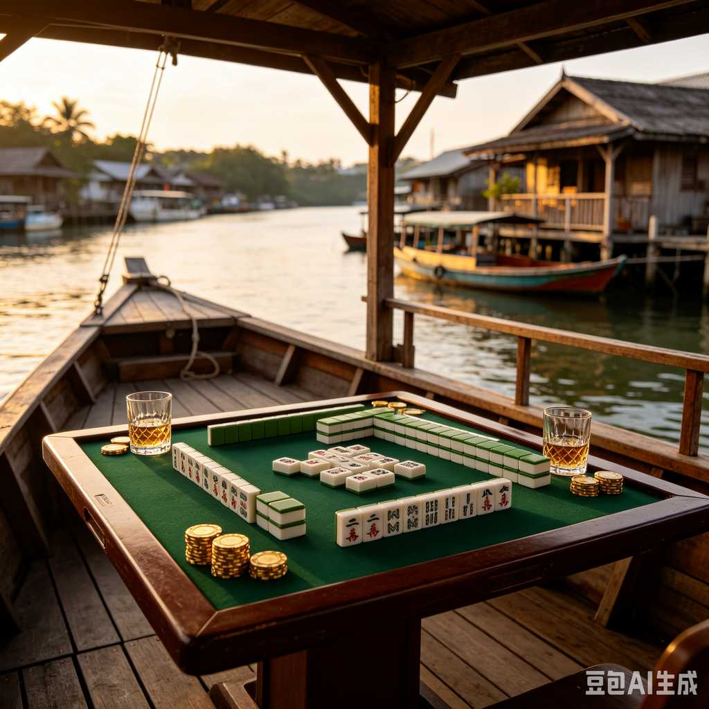 glossy mahjong tiles