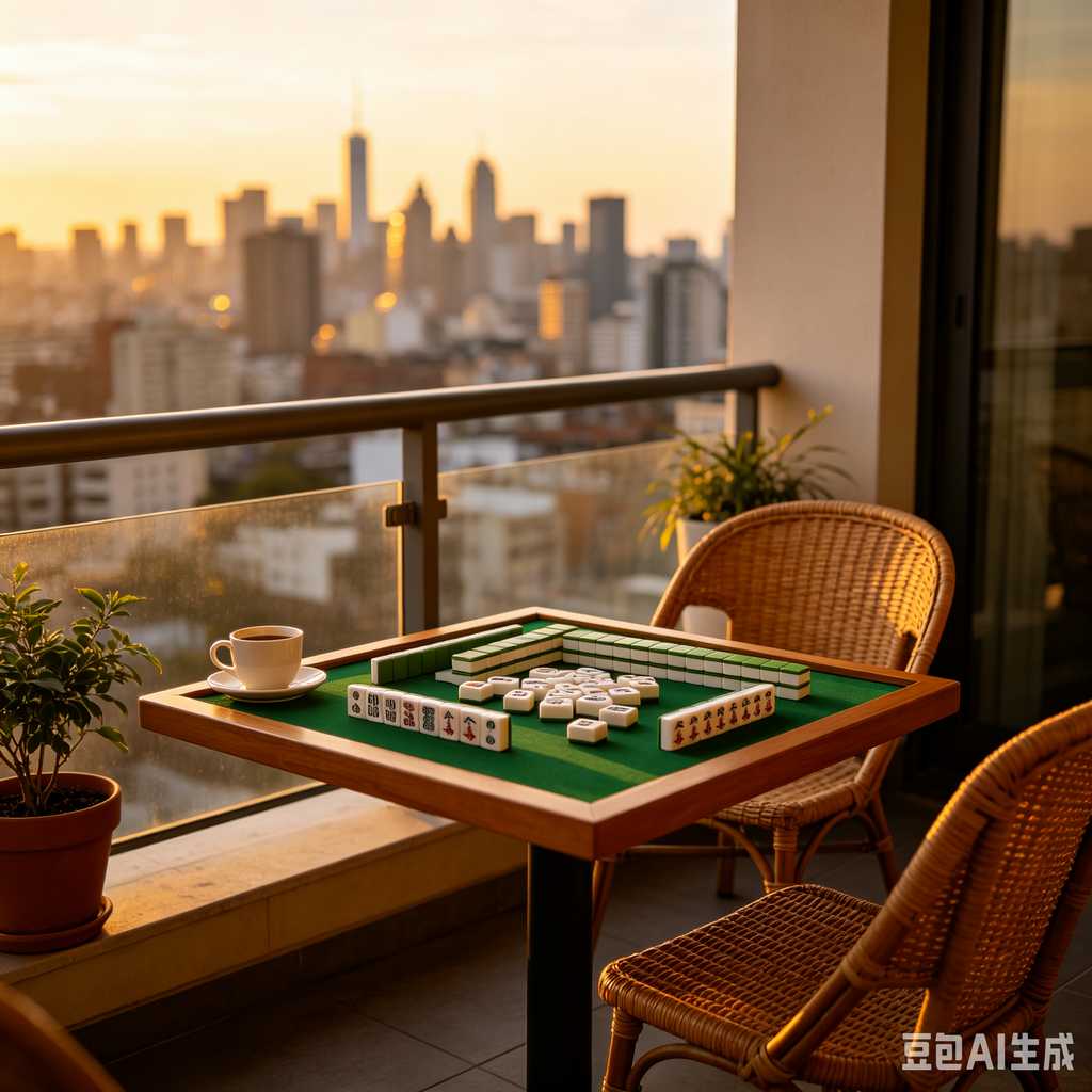 camping mahjong game set