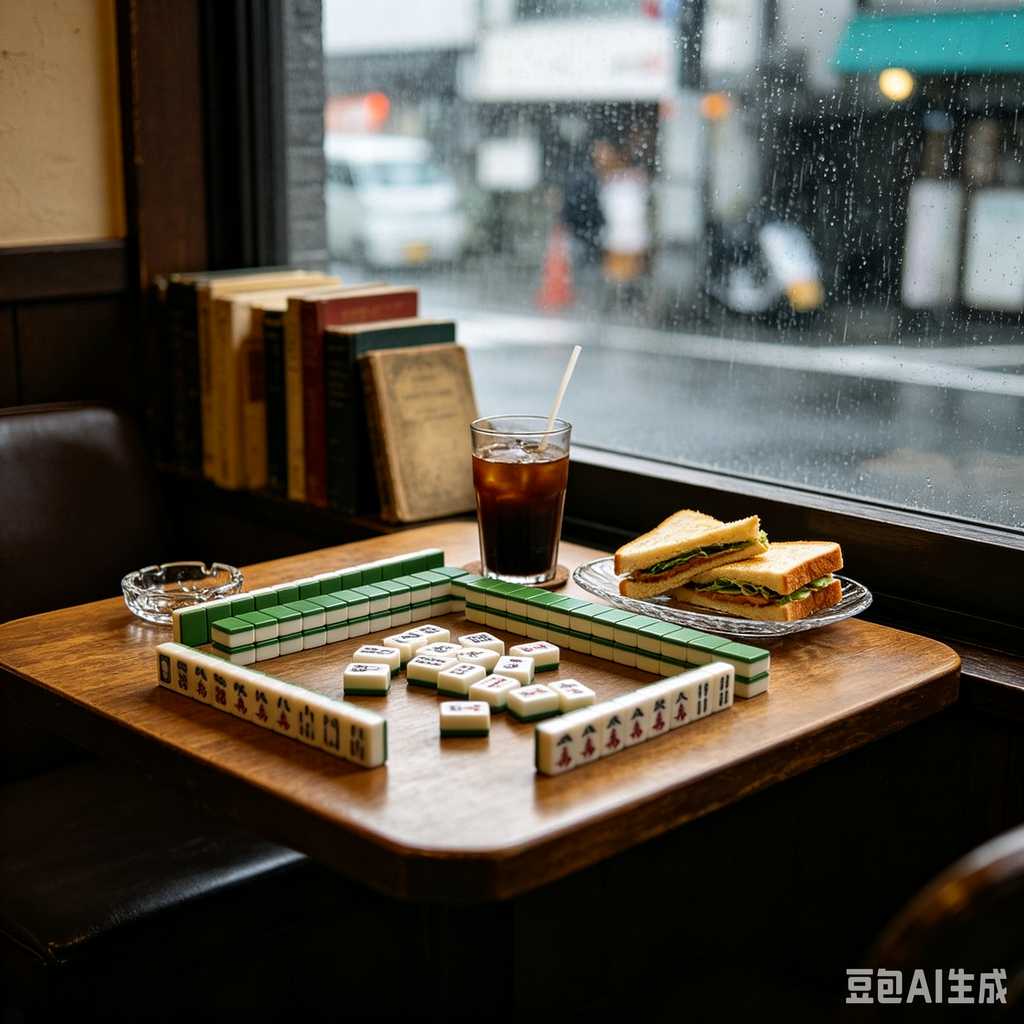 traditional oriental mahjong tiles