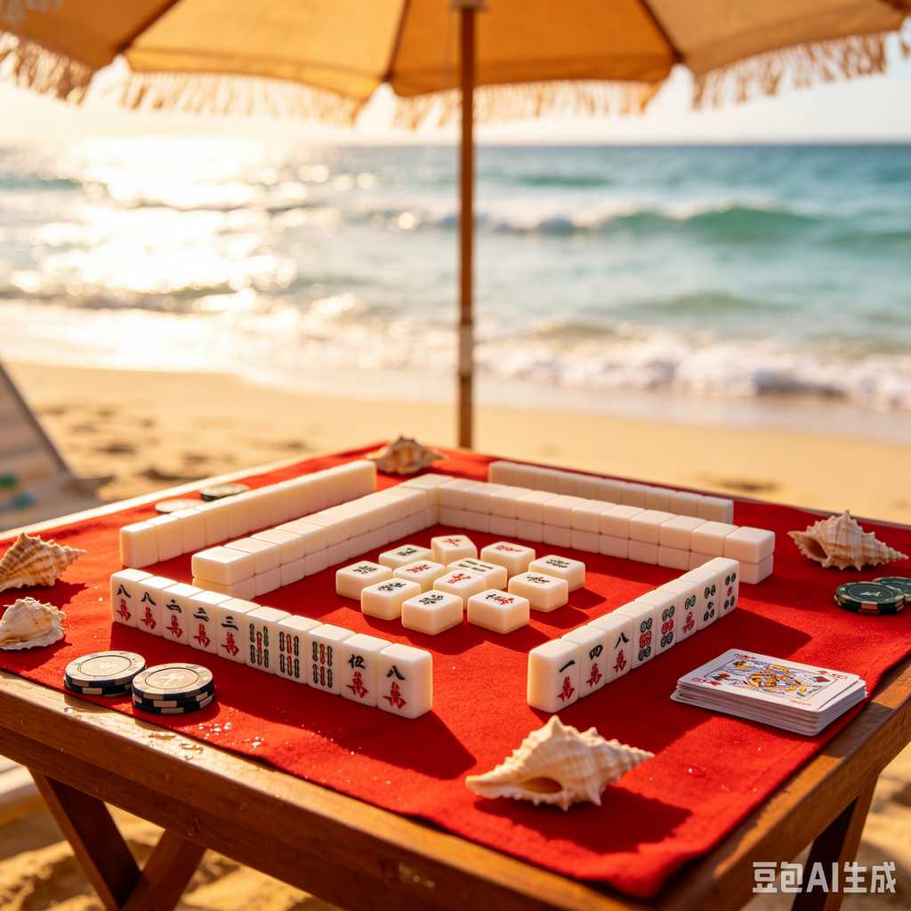 camping leisure mahjong set